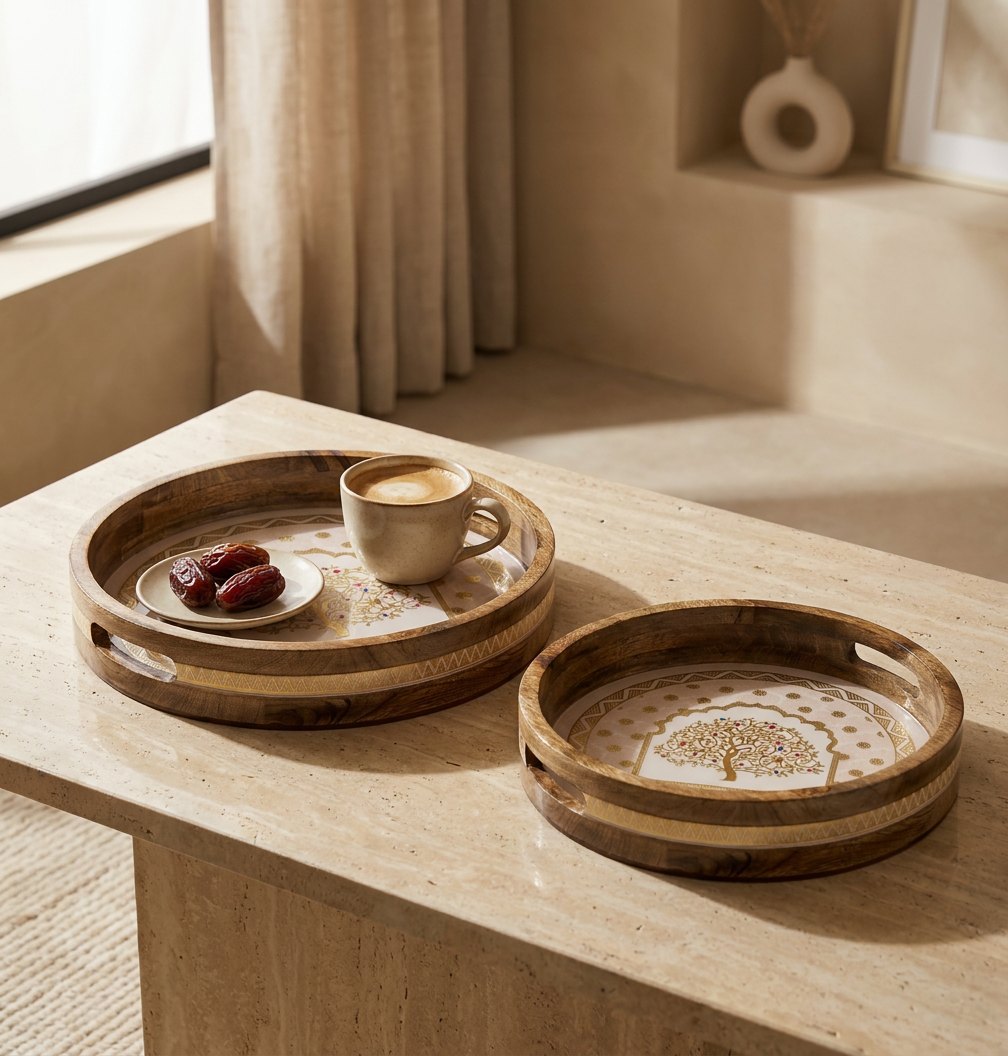 2 PC Tray Set 15MM (RN) — Vriksha — Lifestyle 1