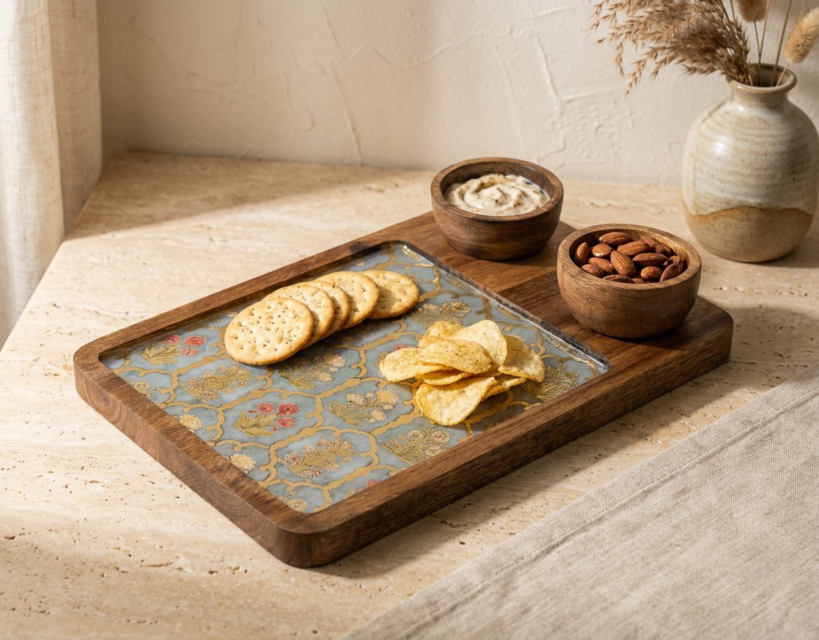 2 Bowl Platter in Guljaal design