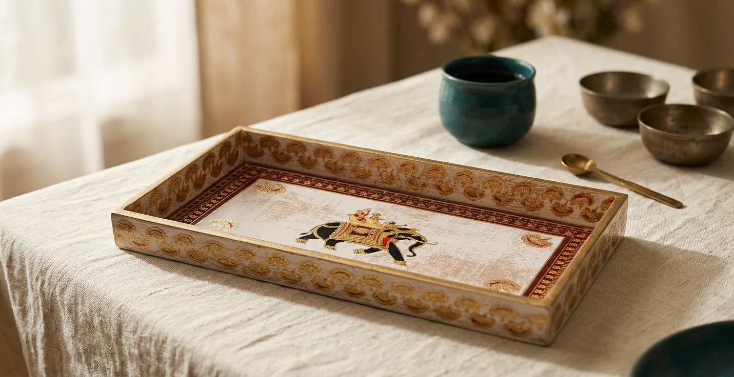 Pan Tray in Shikar design