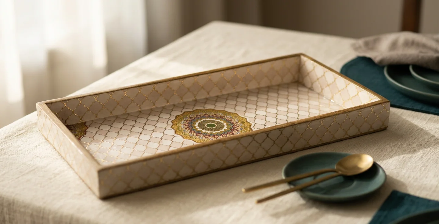 Pan Tray in Taj design