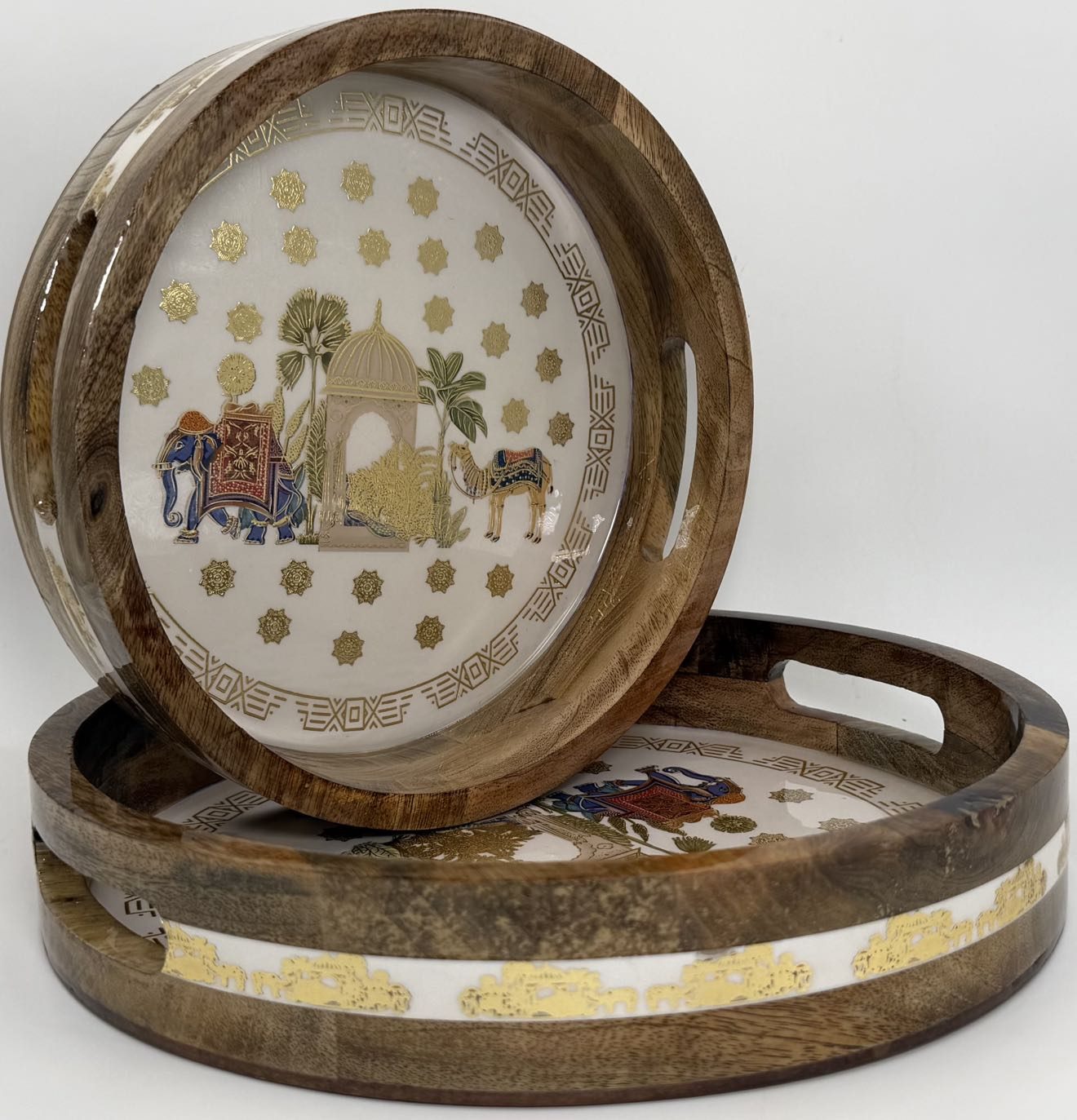 2 PC Tray Set 15MM (RN) in the Karavan design