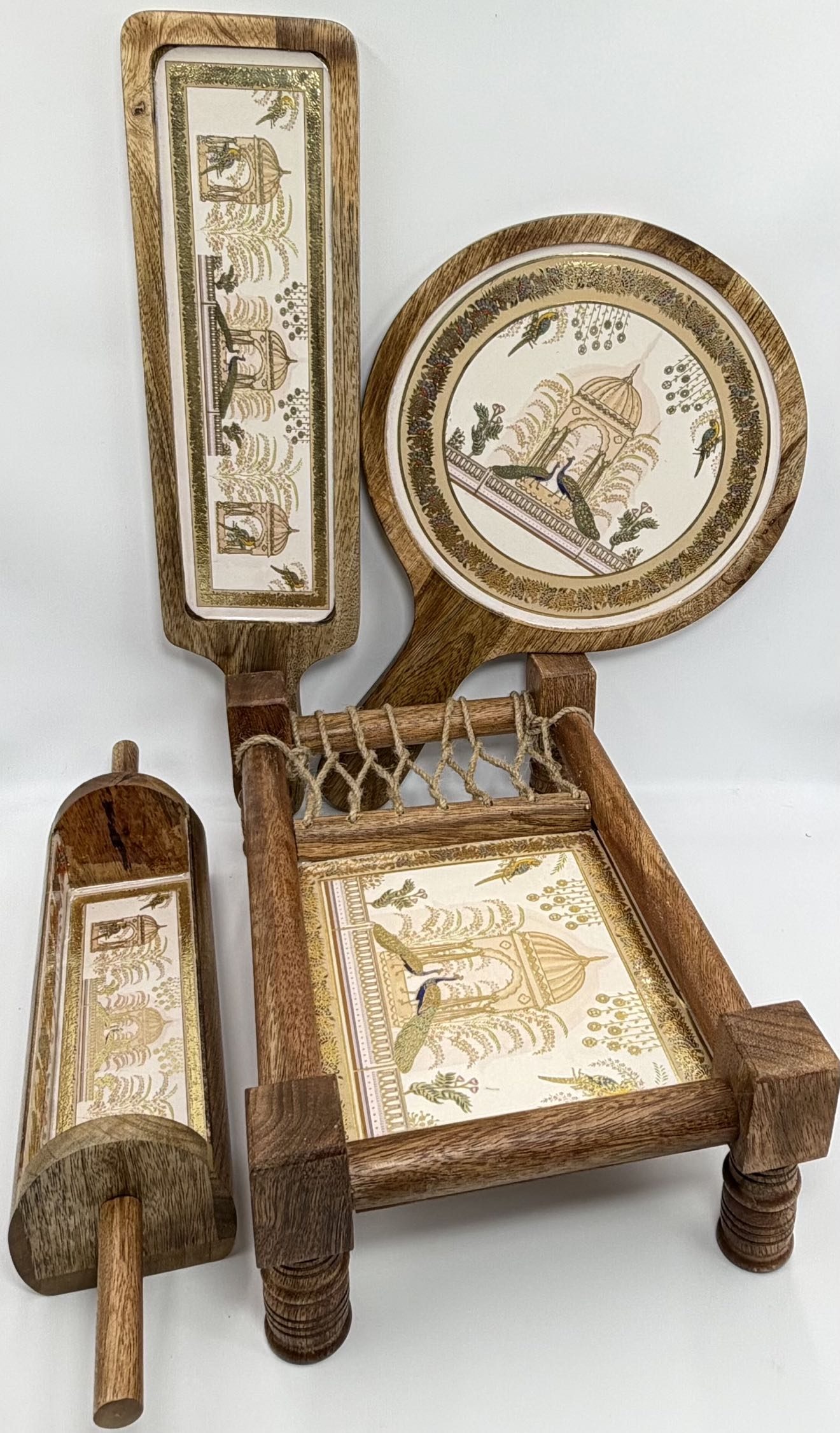 Khatiya Platter Set in the Shalimar design