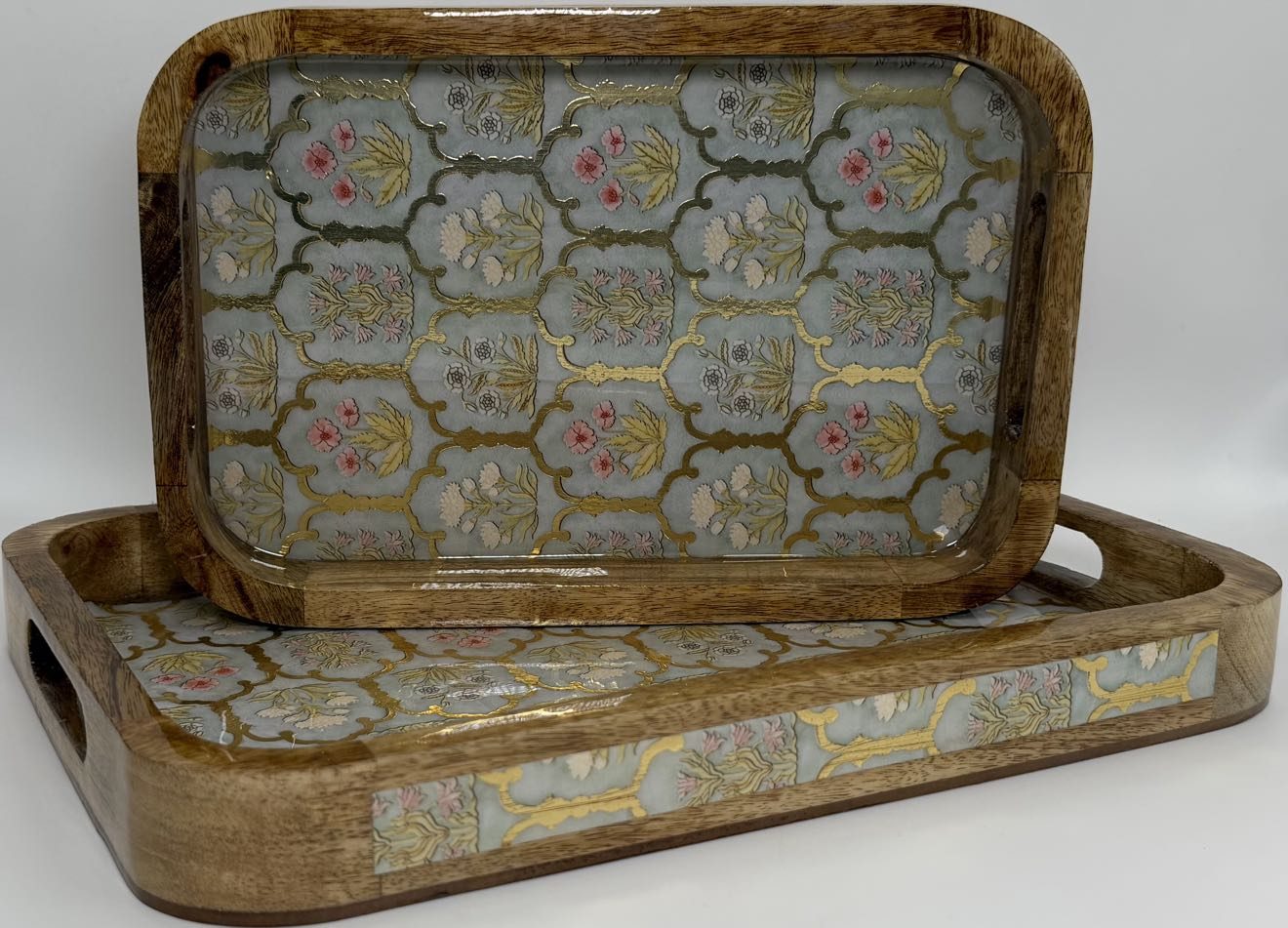 2 PC Tray Set 15MM (KG) in the Guljaal design