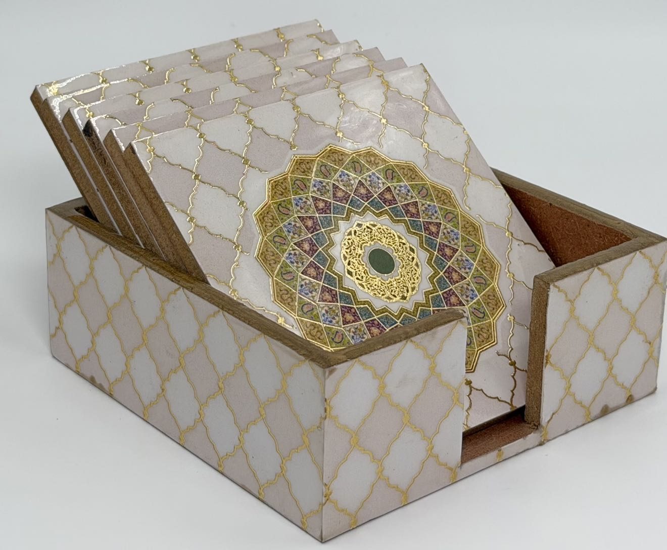 Coaster Set in the Taj design