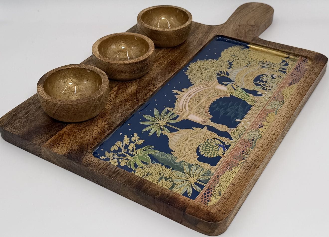 3 Bowl Platter in the Mehraab design