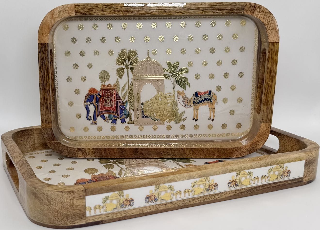 2 PC Tray Set 15MM (KG) in the Karavan design