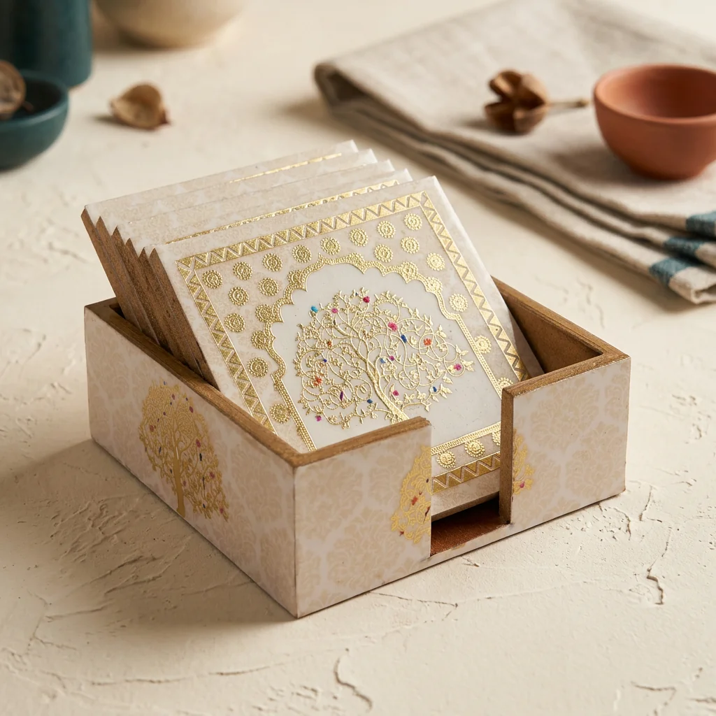 Coaster Set — Vriksha — Lifestyle 1