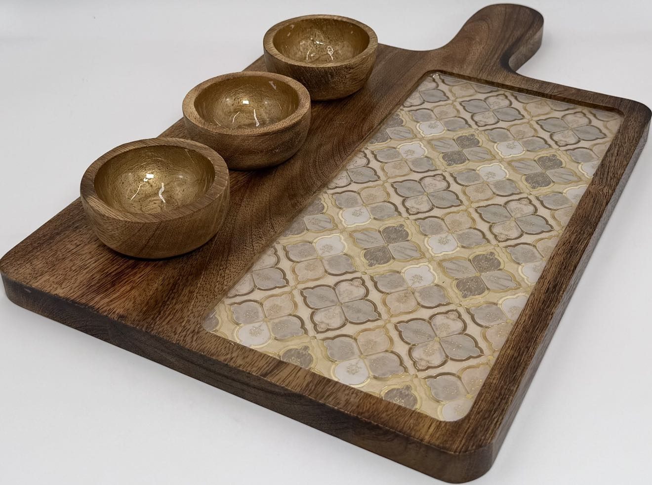 3 Bowl Platter in the Jaali design