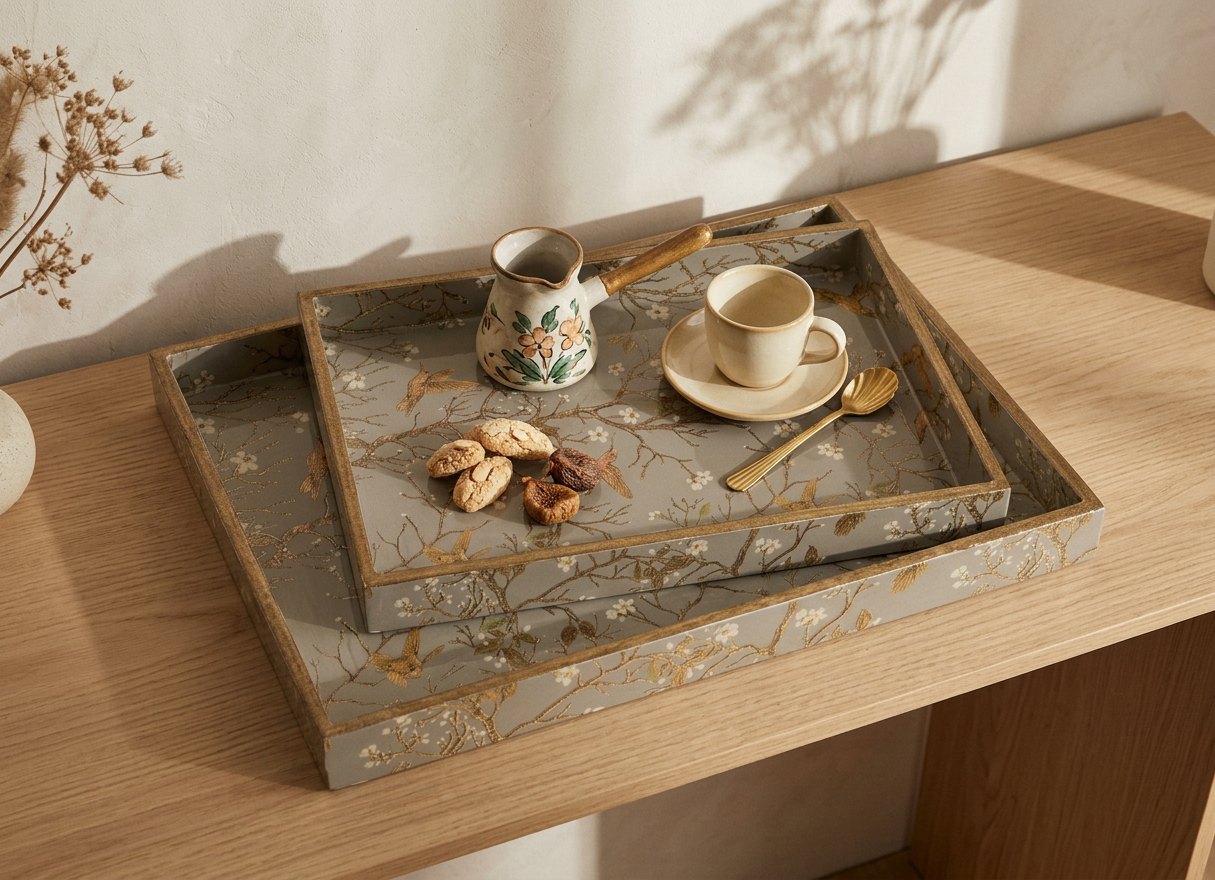 2 PC Tray Set (SMRCT) in Bel design