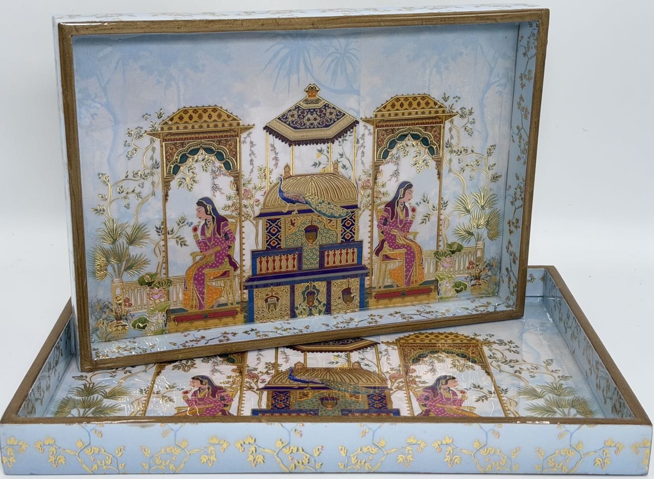 2 PC Tray Set (SMRCT) in the Rajmahal design