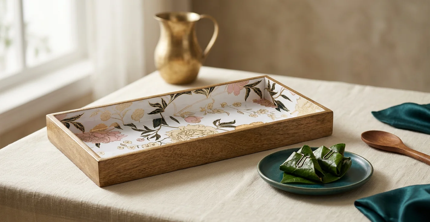 Pan Tray in Guldasta design