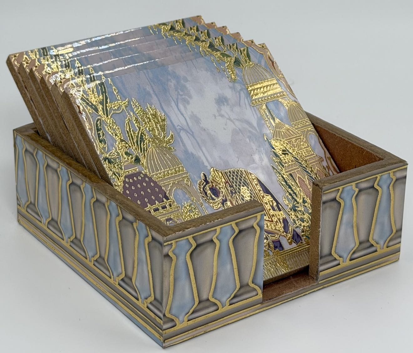 Coaster Set in the Darbar design