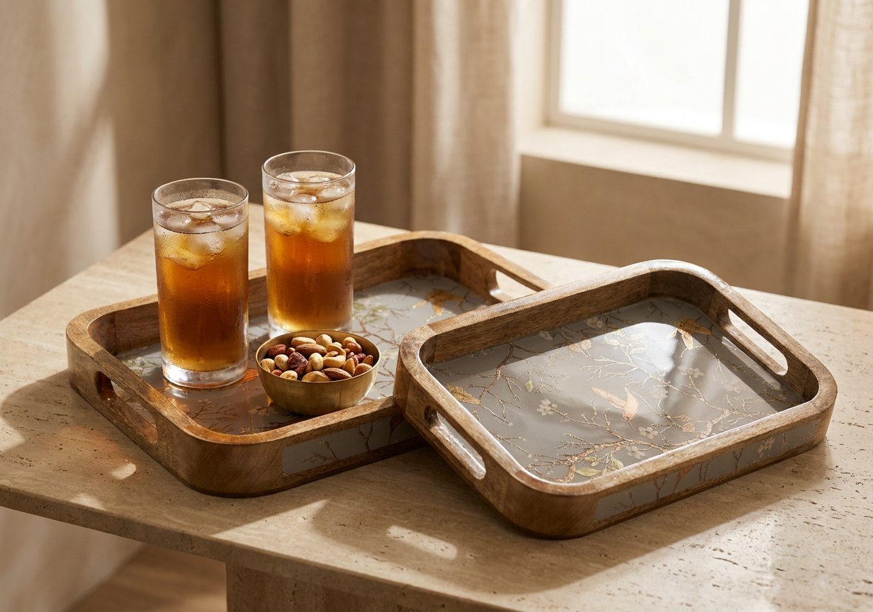2 PC Tray Set 15MM (KG) in Bel design