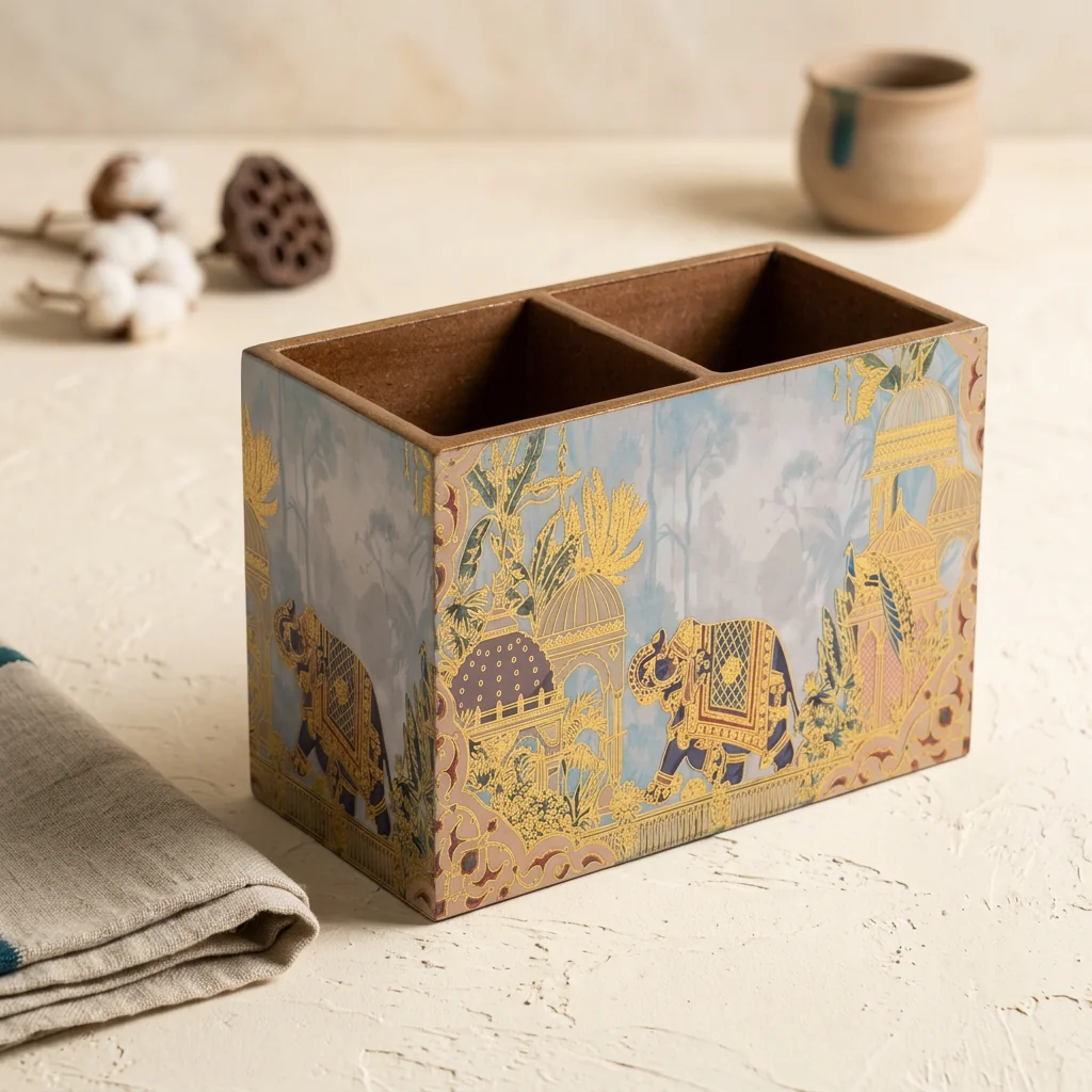 Cutlery Holder in Darbar design