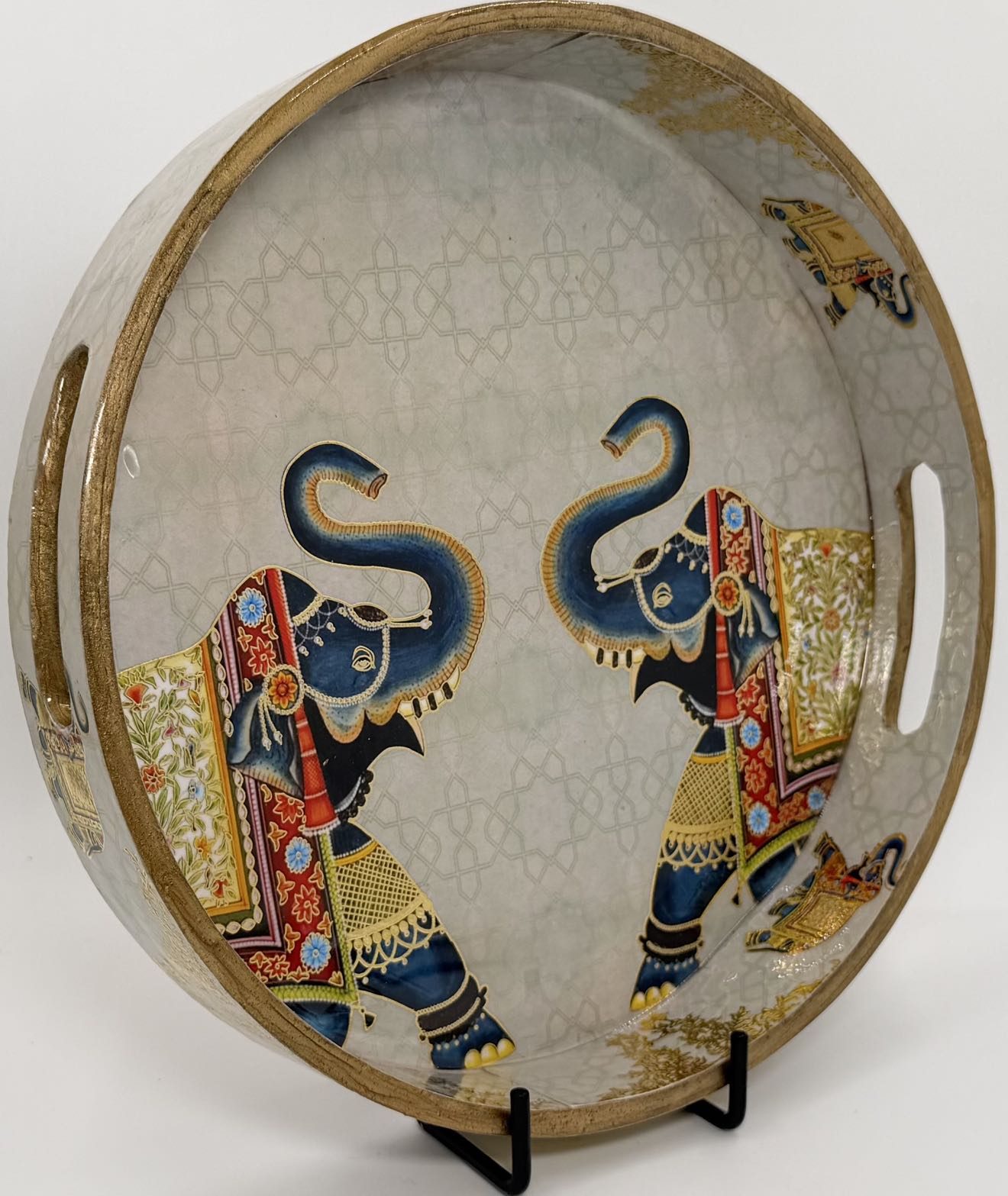 Round Trays (SL) 12" in the Gaj design