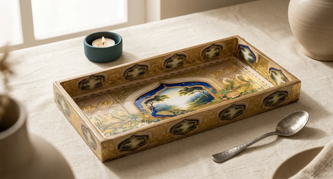 Pan Tray in Bagh design