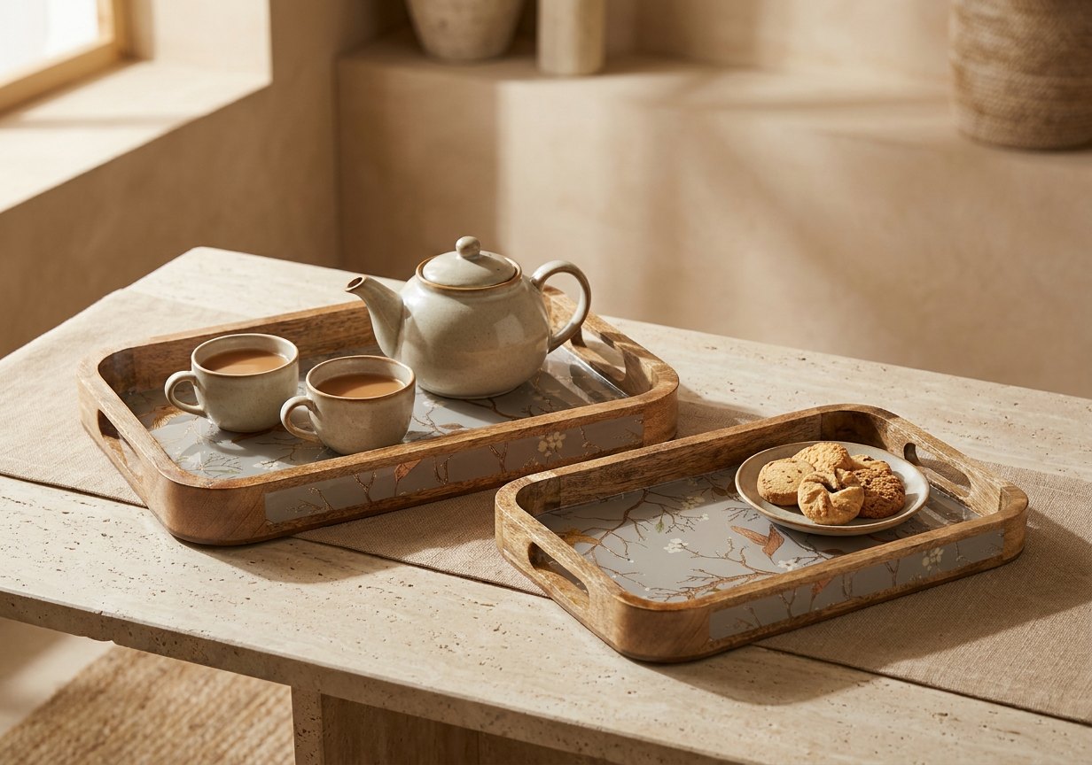 2 PC Tray Set 15MM (KG) in Bel design