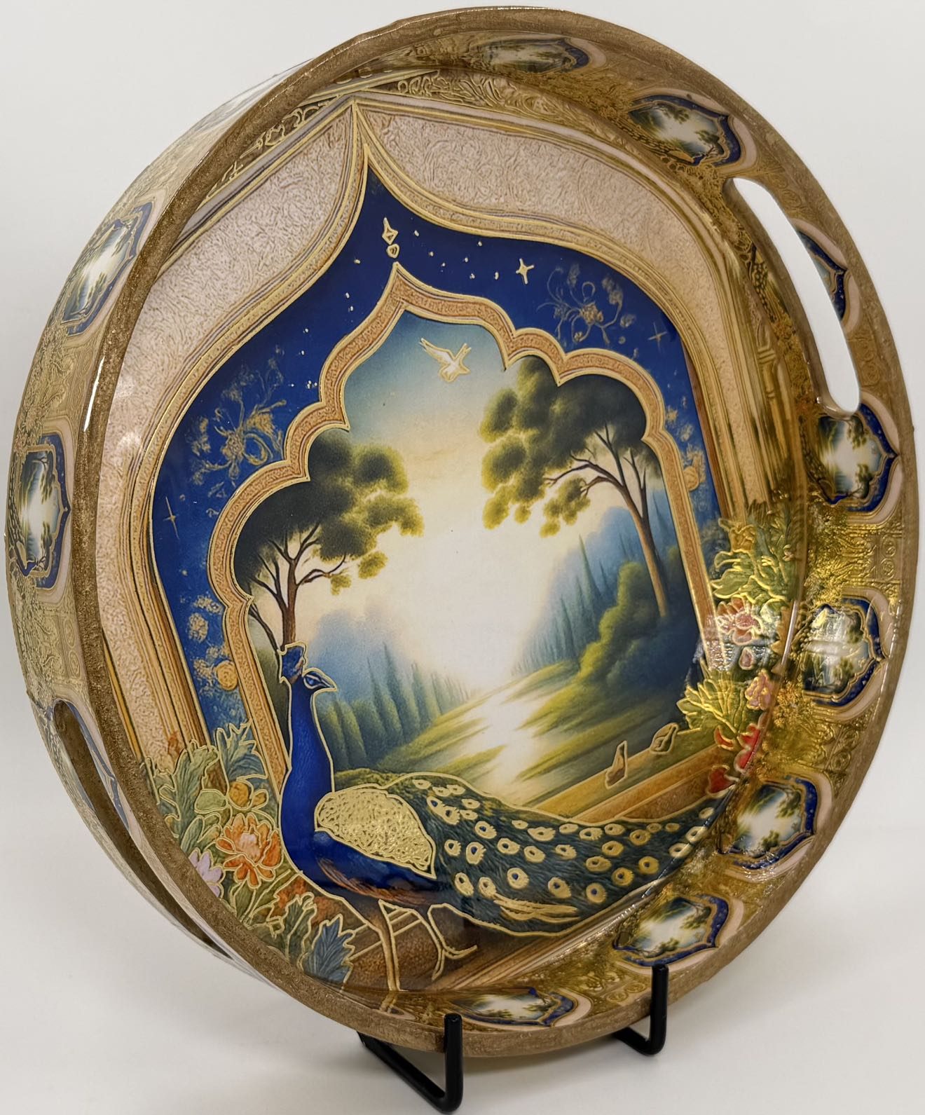 Round Trays (SL) 12" in the Bagh design