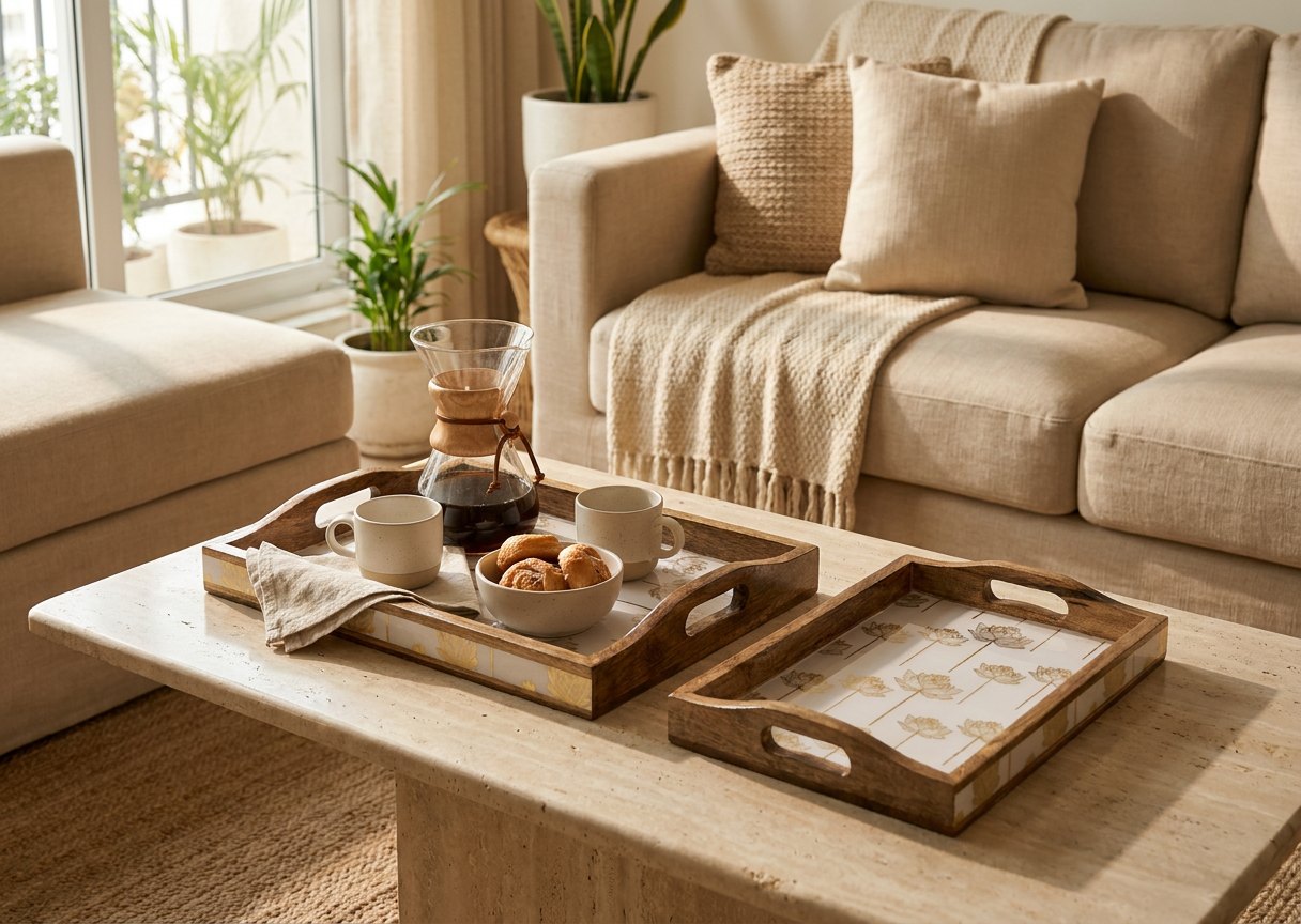 2 PC Tray Set 15MM (HH) in Kamal design
