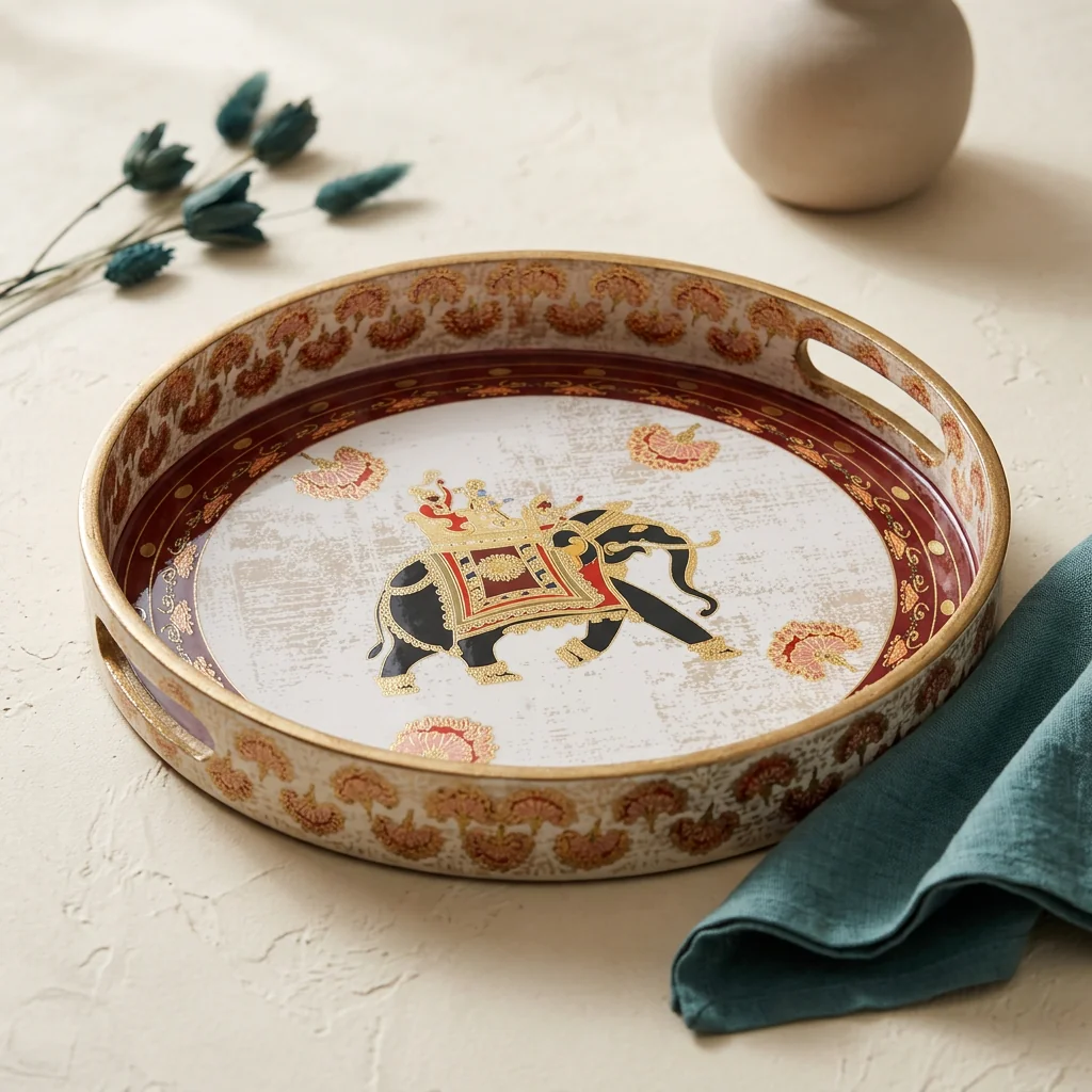 Round Trays (SL) 12" in Shikar design
