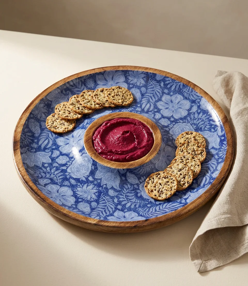 Chip Dip CB in Blue Garden design