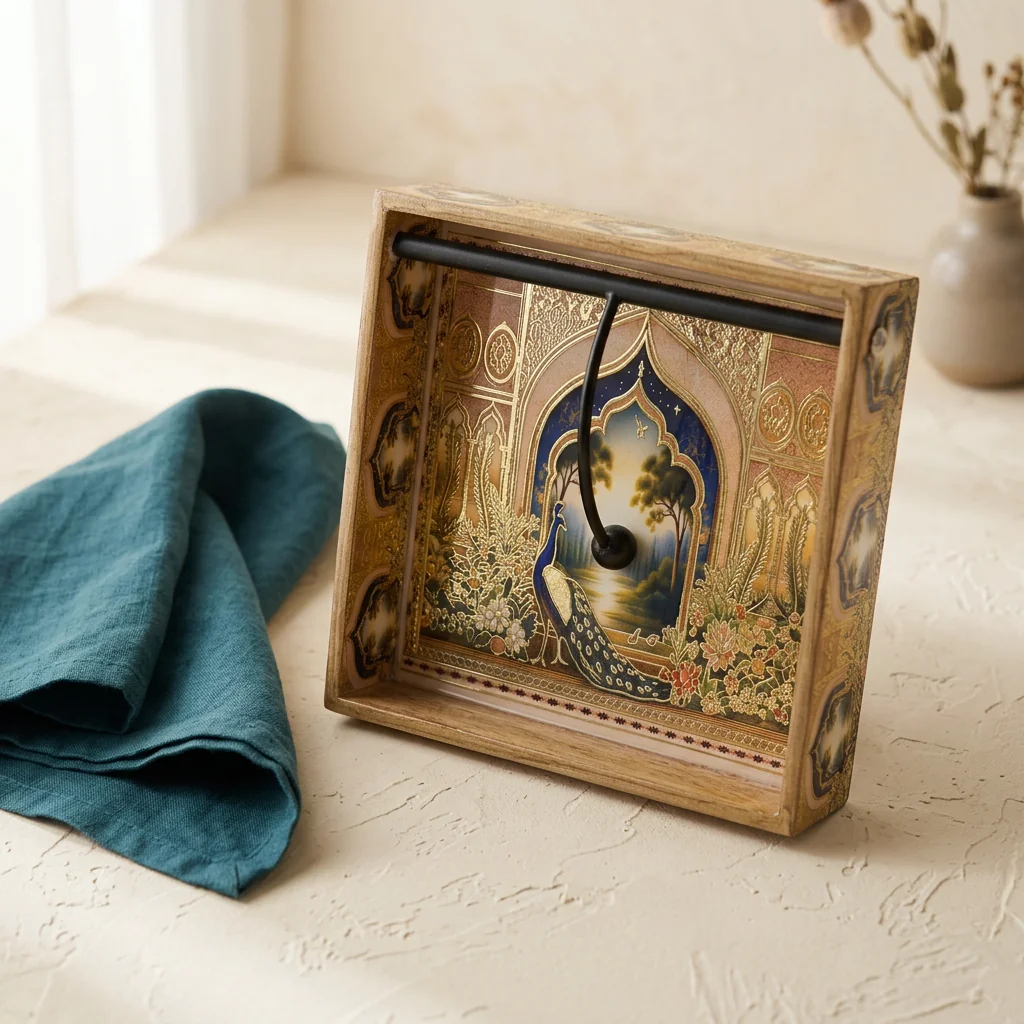 Napkin Holder in Bagh design