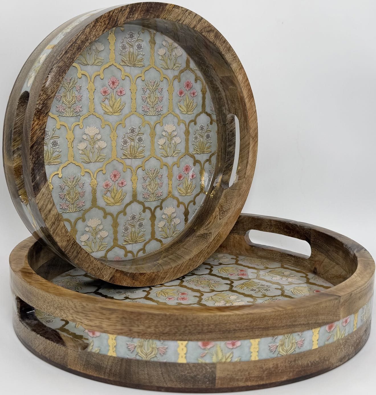 2 PC Tray Set 15MM (RN) in the Guljaal design