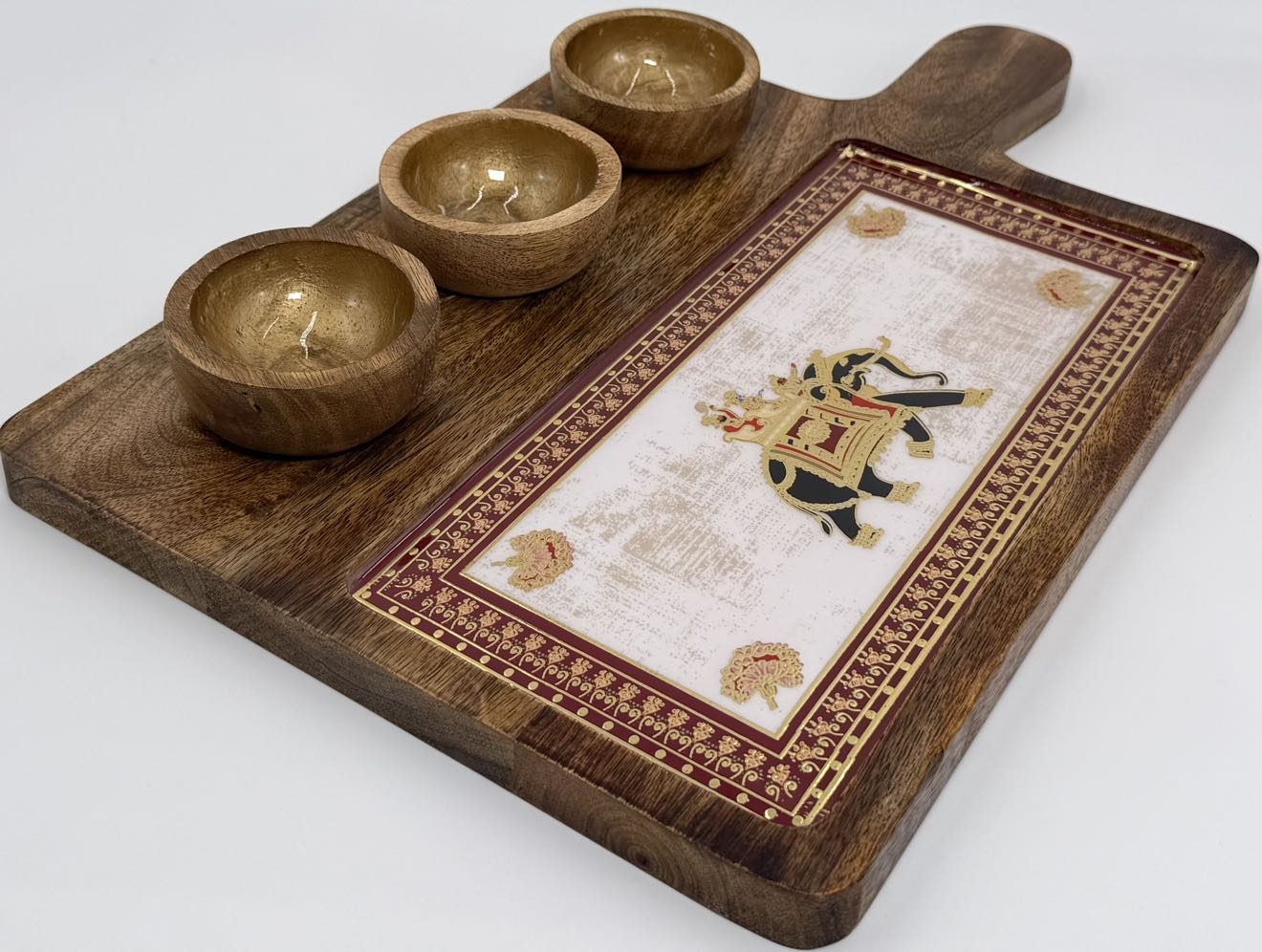 3 Bowl Platter in the Shikar design