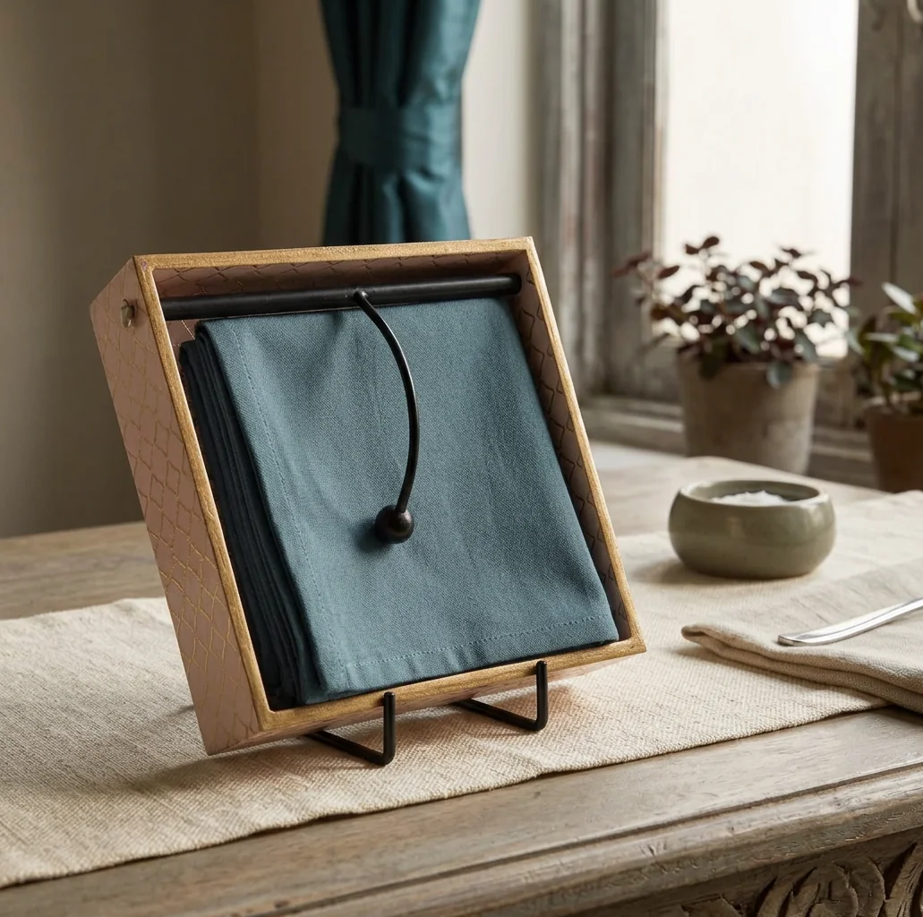 Napkin Holder in Mayurvriksha design