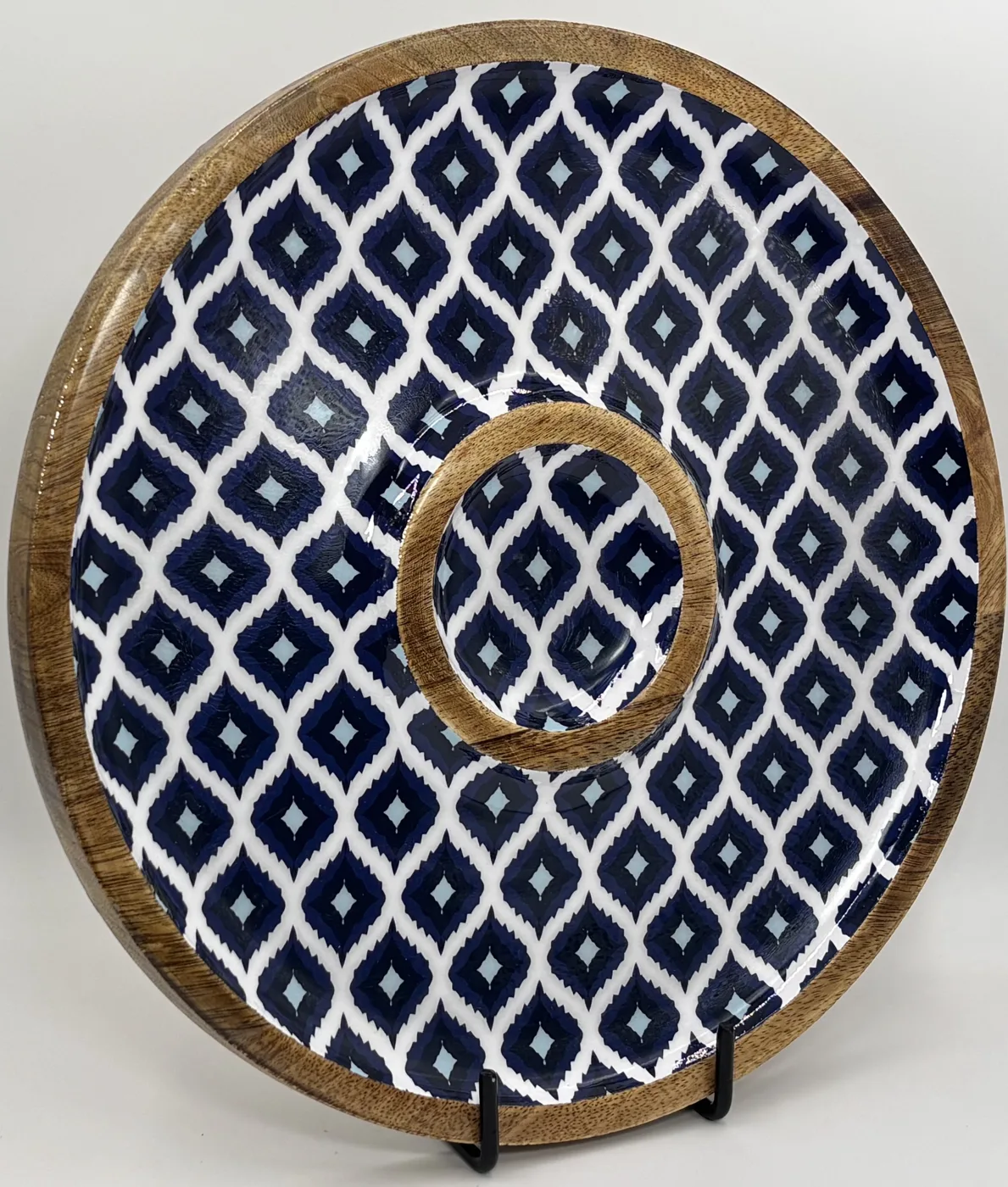 Chip Dip CB in the Indigo Ikat design