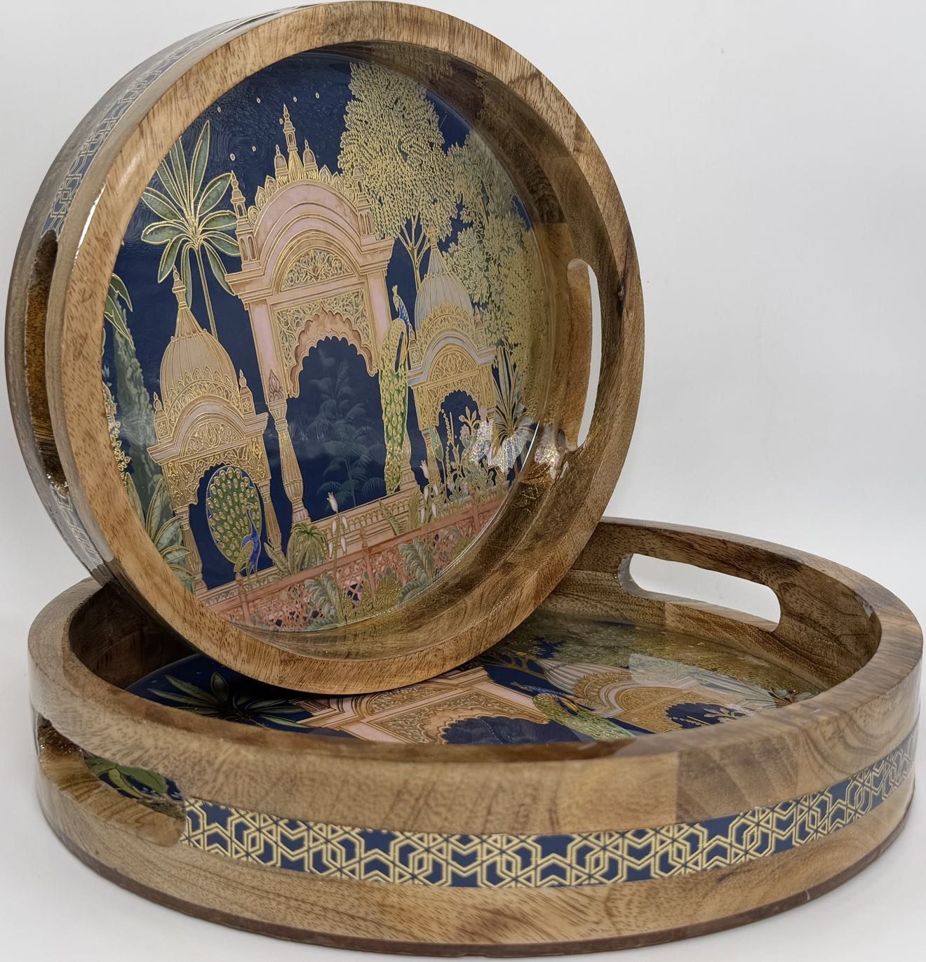 2 PC Tray Set 15MM (RN) in the Mehraab design