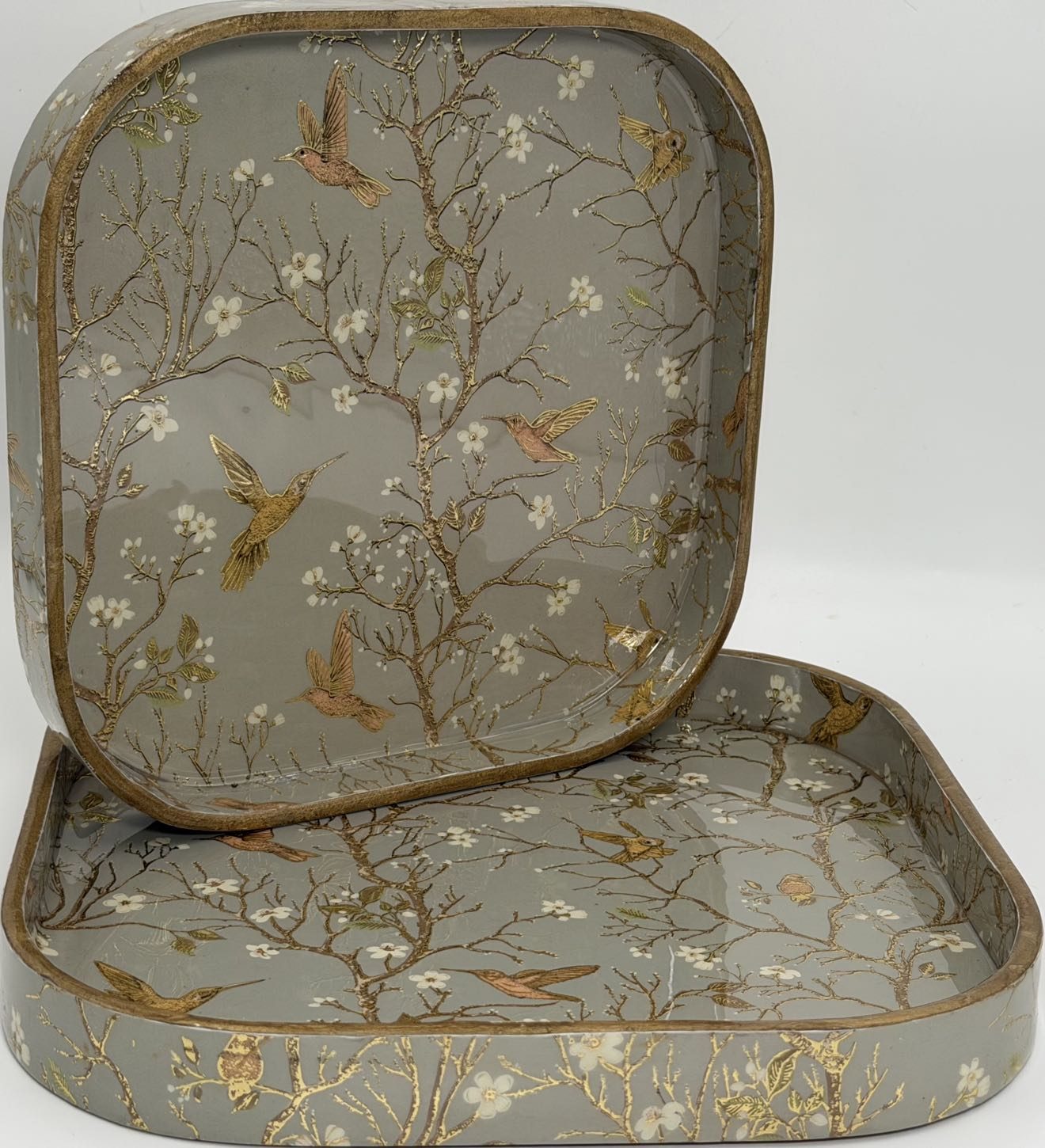 2 PC Tray Set (SMKG) in the Bel design