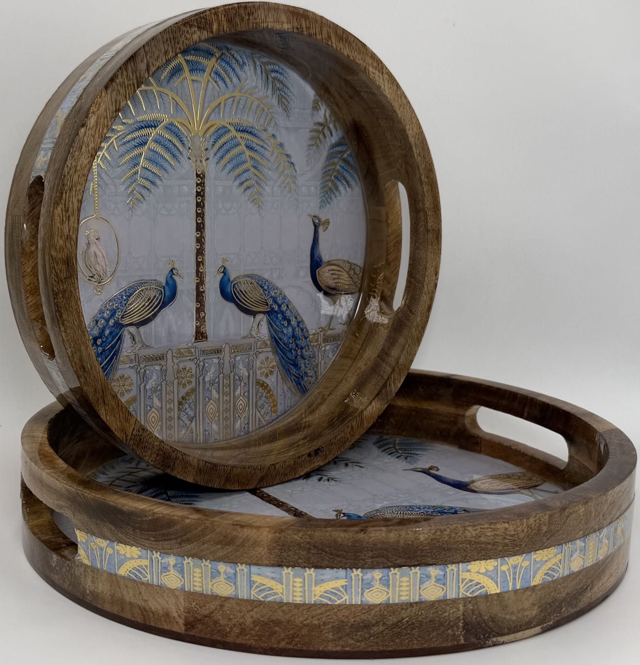 2 PC Tray Set 15MM (RN) in the Mayura design