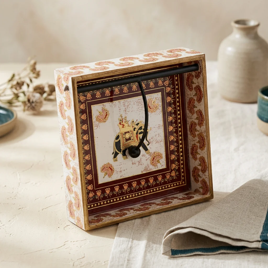 Napkin Holder in Shikar design