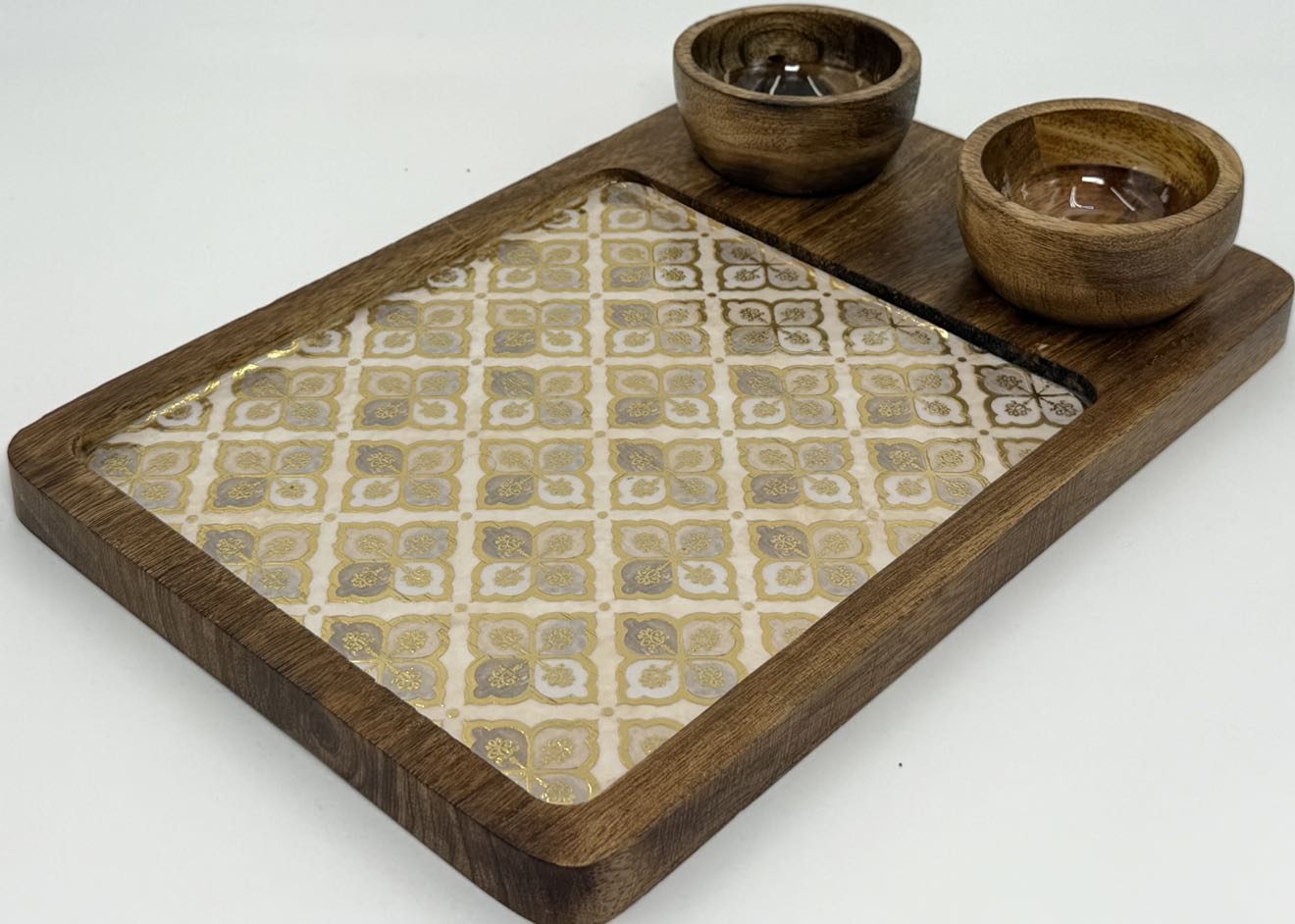 2 Bowl Platter — Jaali — Product view