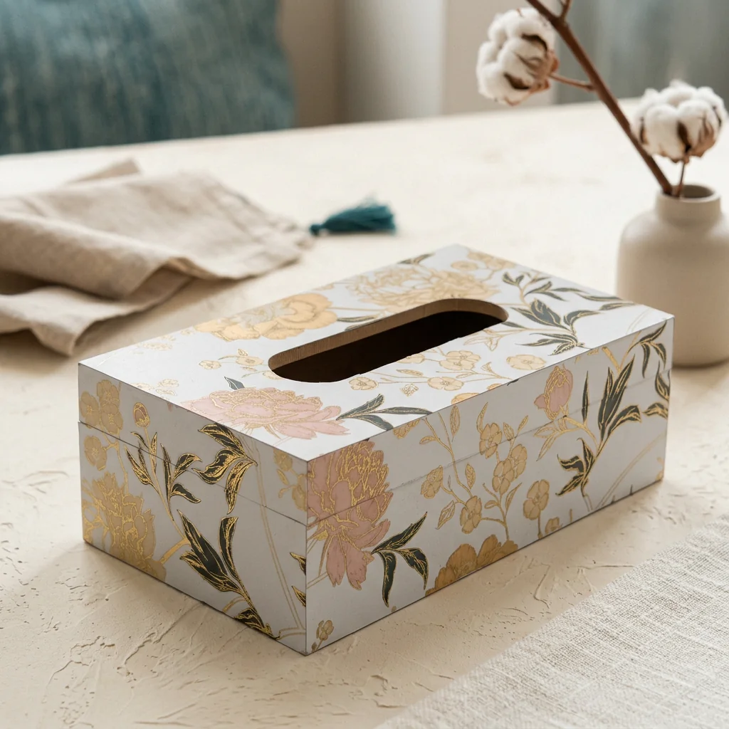 Tissue Box in the Guldasta design