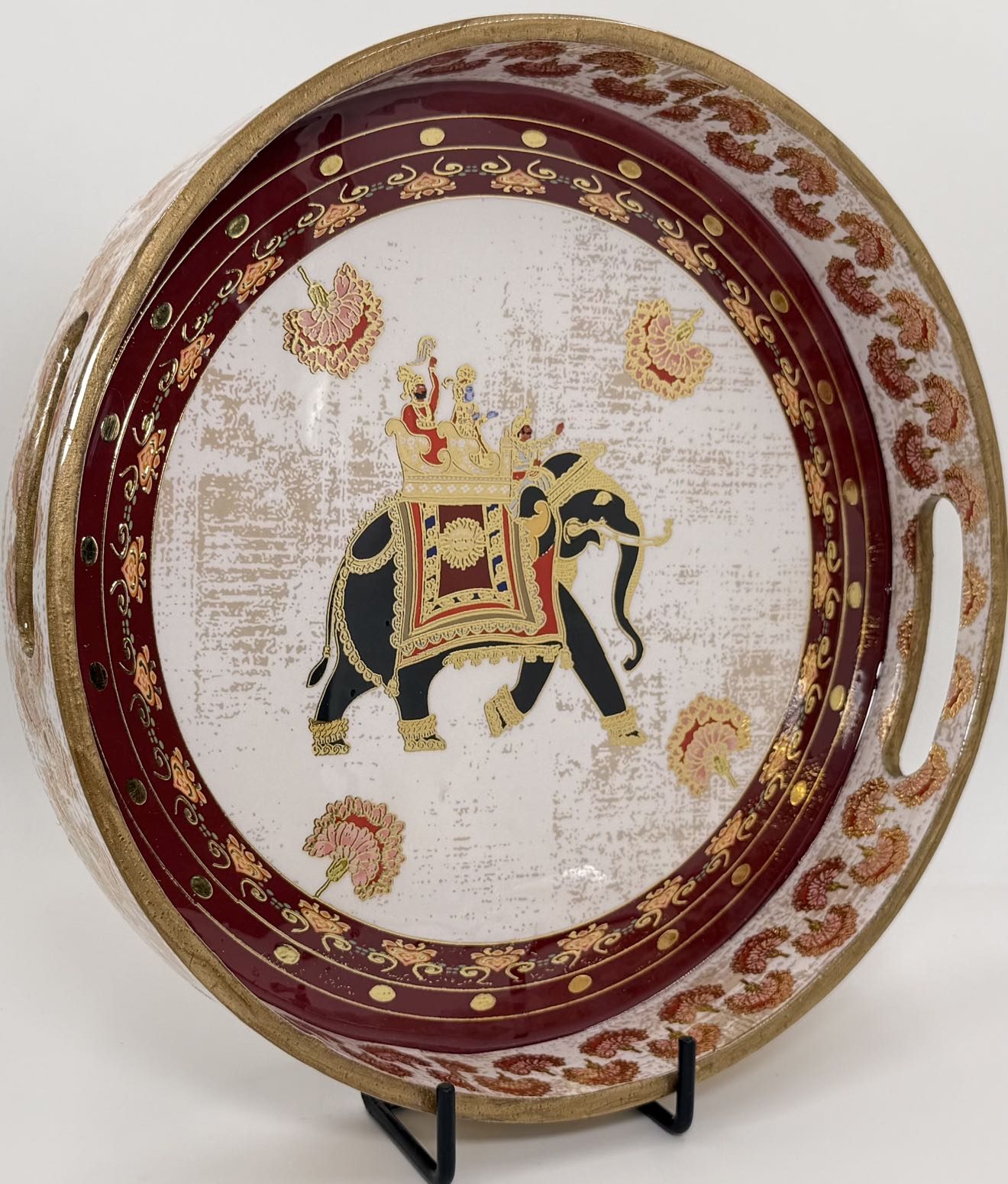 Round Trays (SL) 12" in the Shikar design