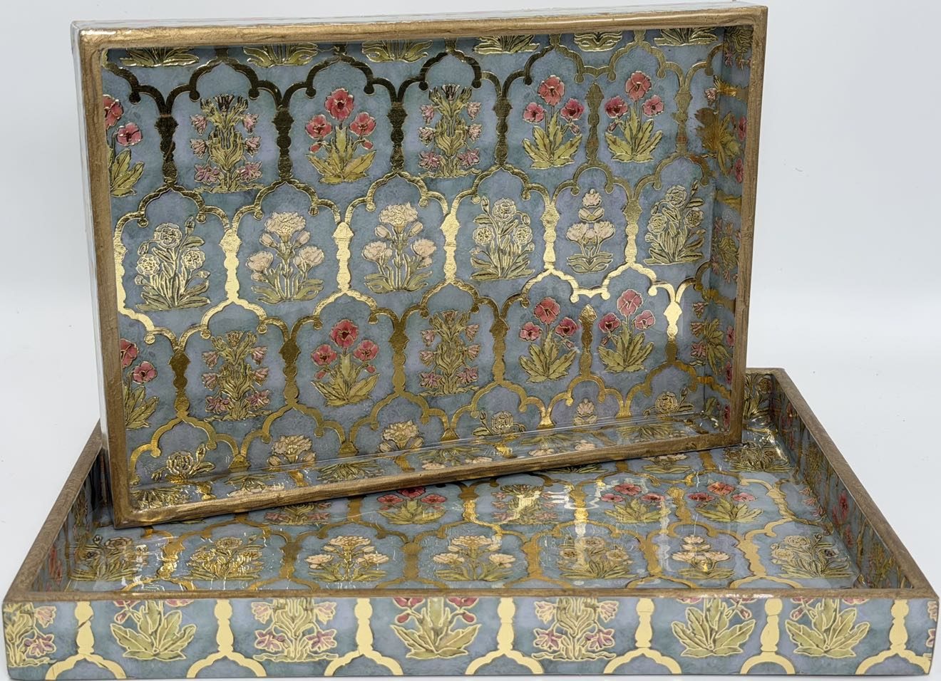 2 PC Tray Set (SMRCT) in the Guljaal design