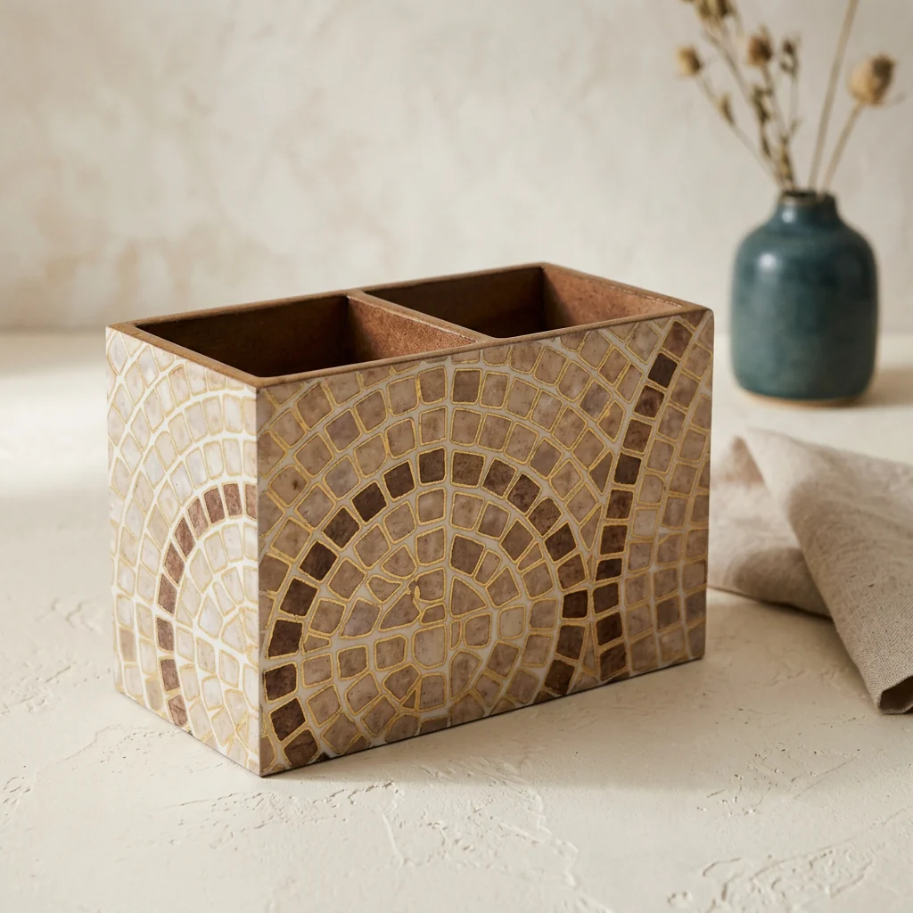 Cutlery Holder in Mother of Pearl design