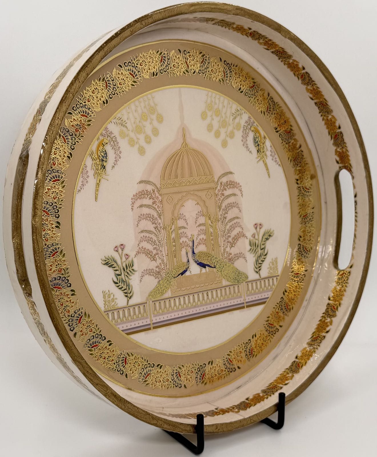 Round Trays (SL) 12" in the Shalimar design