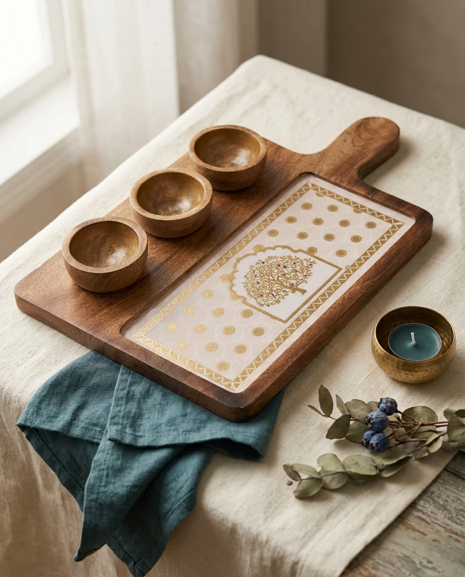 3 Bowl Platter — Vriksha — Lifestyle 1