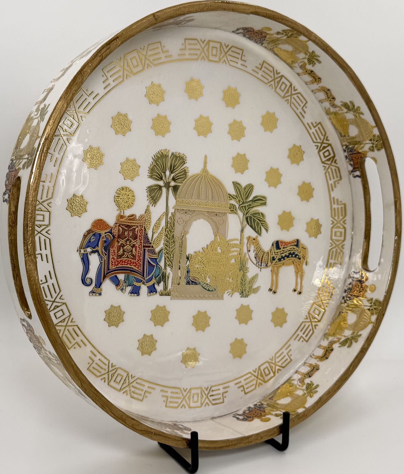 Round Trays (SL) 12" in the Karavan design