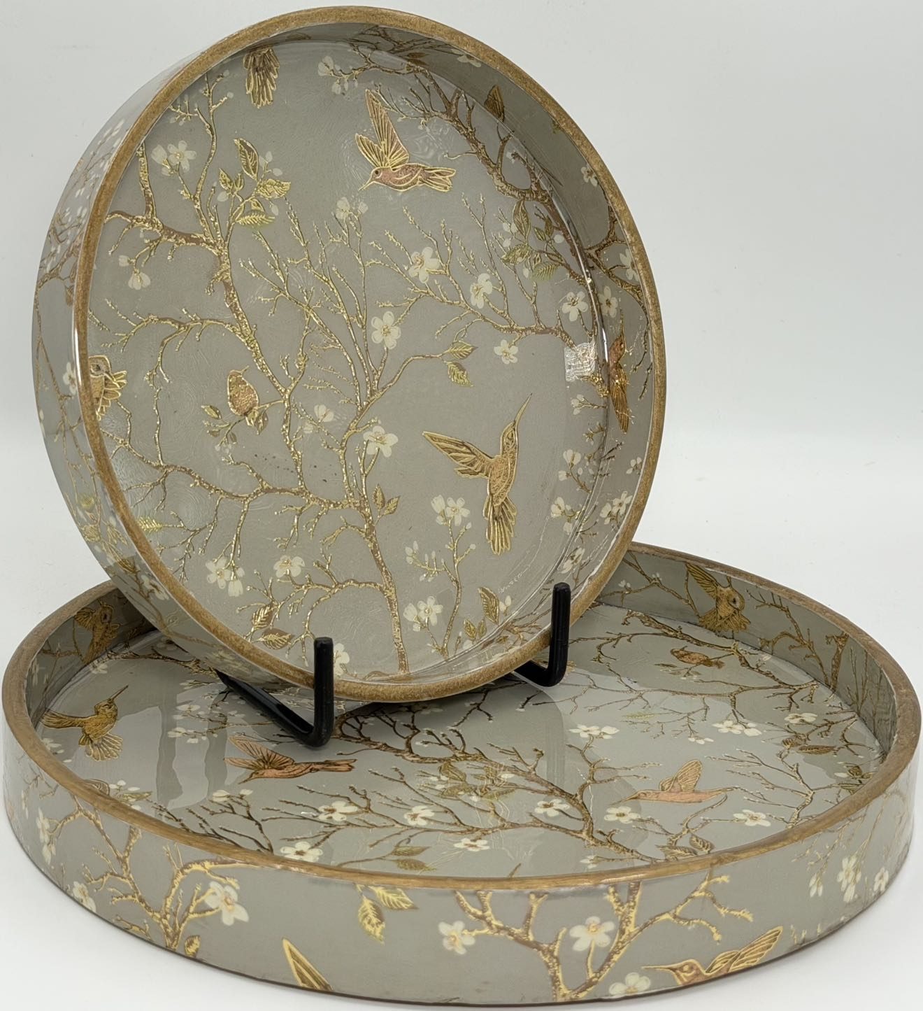 2 PC Tray Set (SMRN) — Bel — Product view