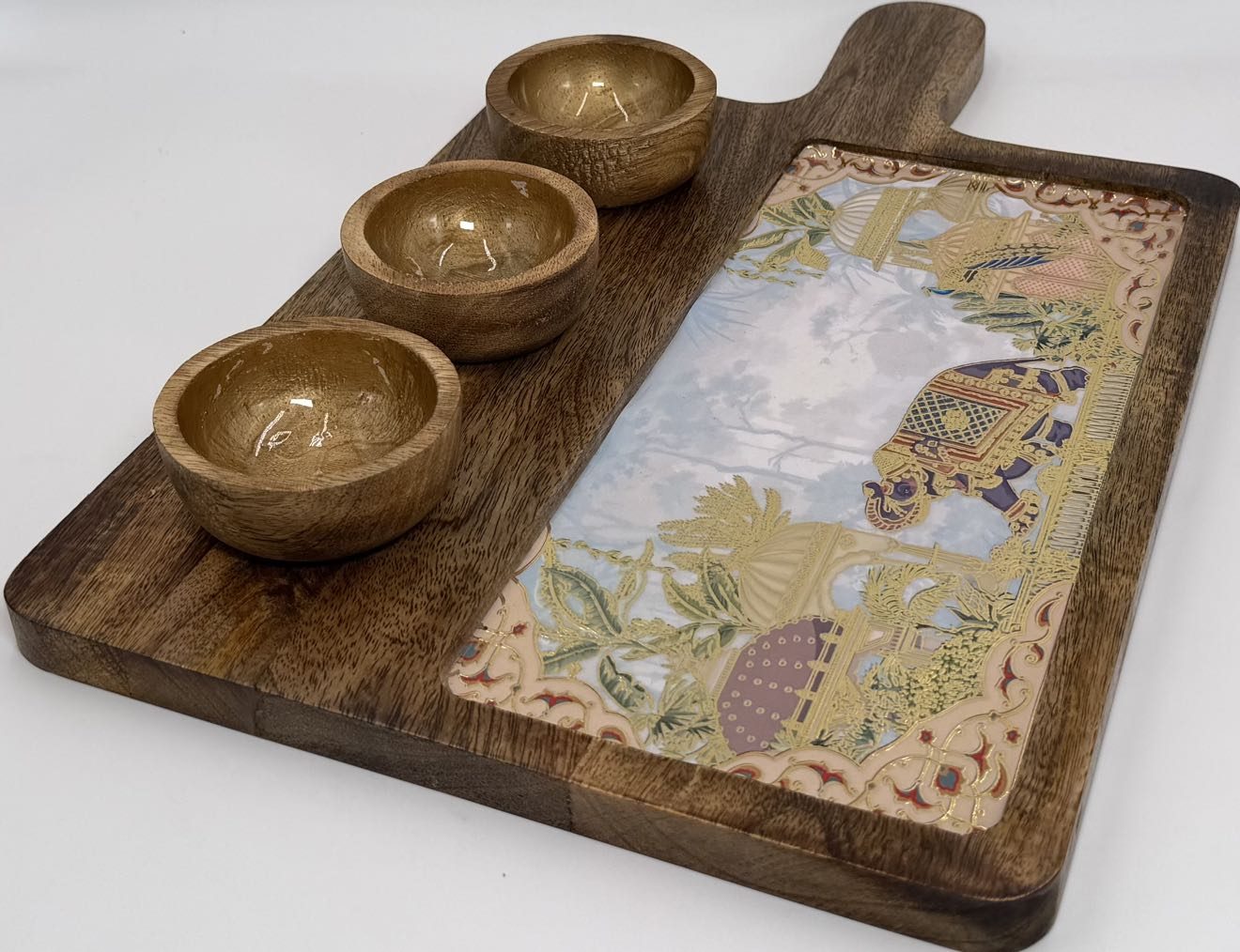 3 Bowl Platter in the Darbar design
