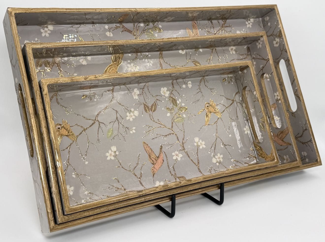3 PC Tray Set 16x10" in the Bel design
