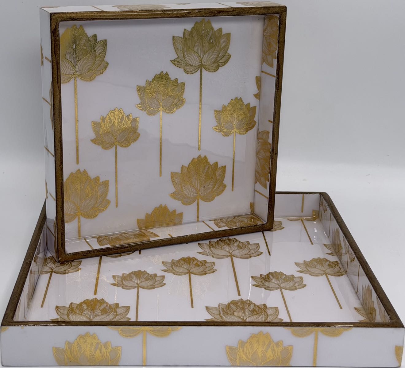 2 PC Tray Set (SMSQ) in the Kamal design