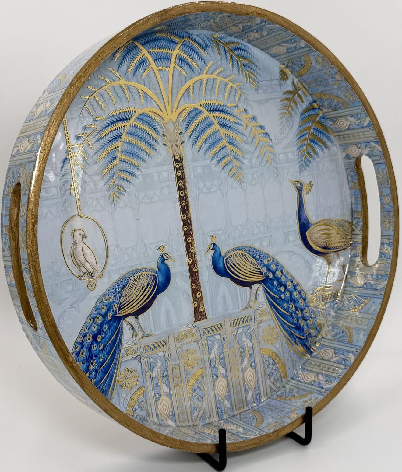Round Trays (SL) 12" in the Mayura design