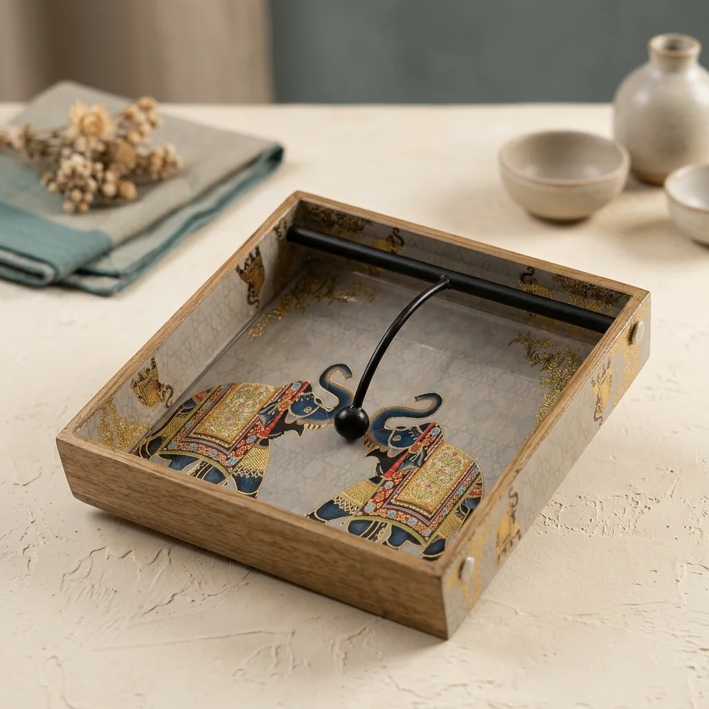 Napkin Holder in Gaj design