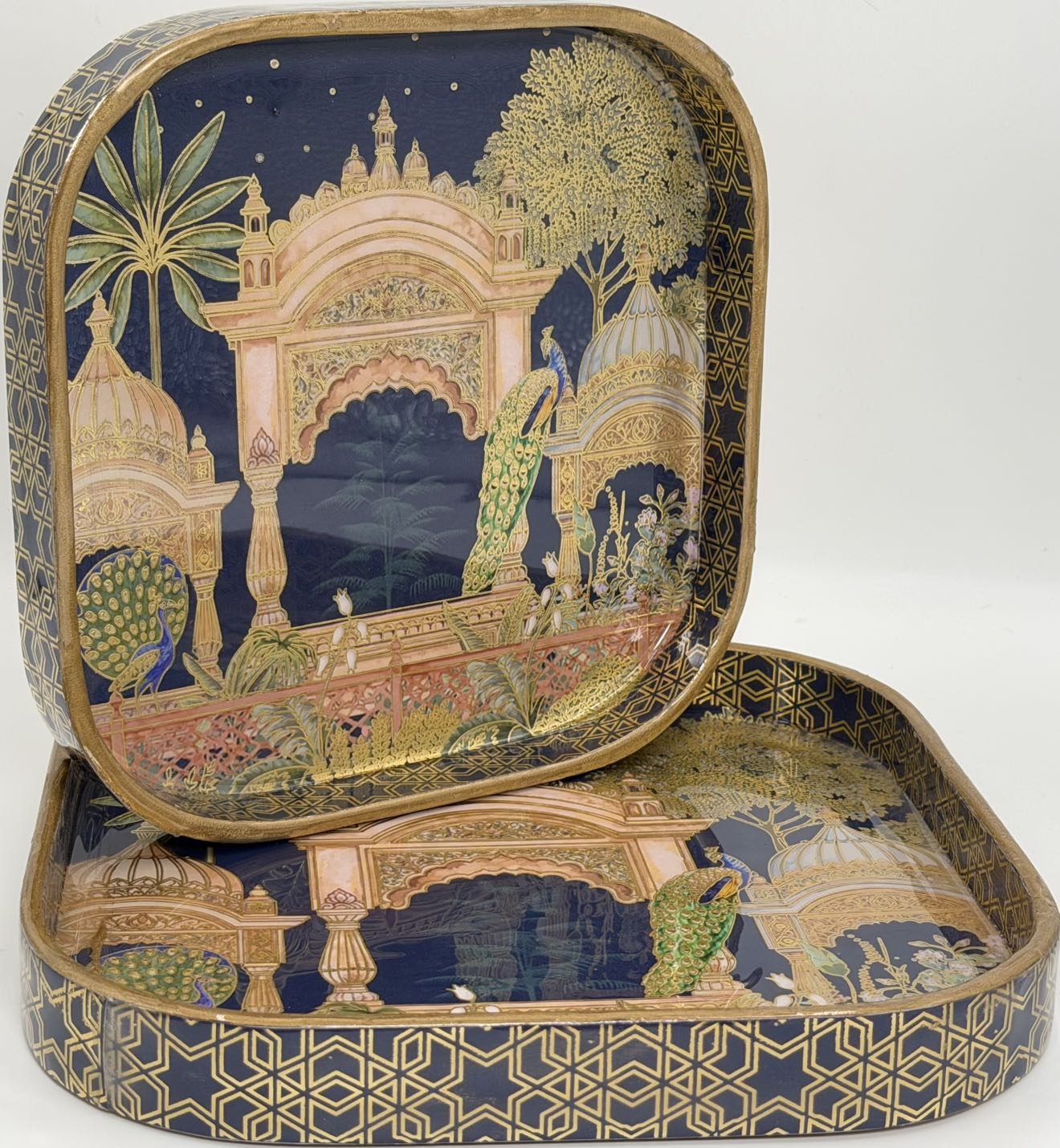 2 PC Tray Set (SMKG) in the Mehraab design