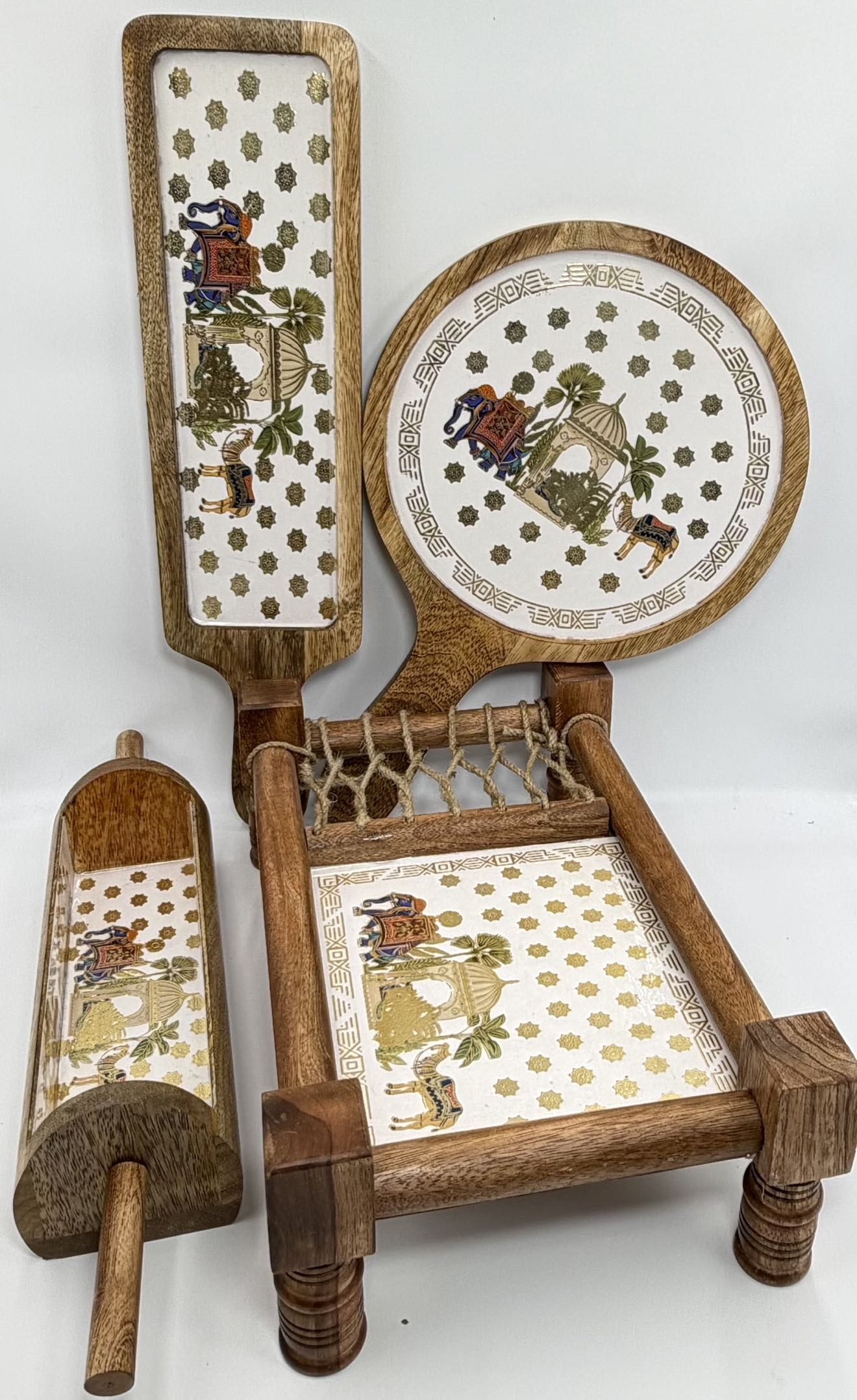 Khatiya Platter Set in the Karavan design